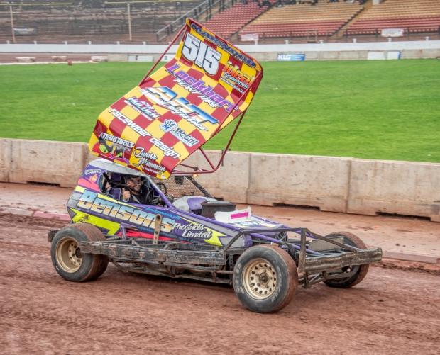 Keighley News: The winning car in Northampton for the European Championship final, Frankie Wainman Jnr’s 515.